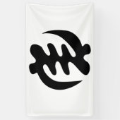 Banderoles Gye Nyame | God is Supreme Adinkra (Vertical)
