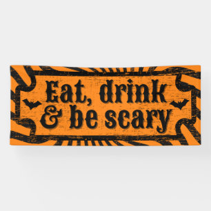 Banderoles Halloween angoissant