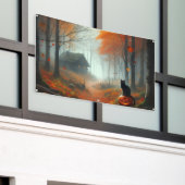 Banderoles Halloween/Automne/Automne/citrouille/chat (Bâtiment extérieur)