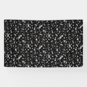 Banderoles Halloween Bats d'animaux Chiens Chats Araignées Sk (Horizontal)