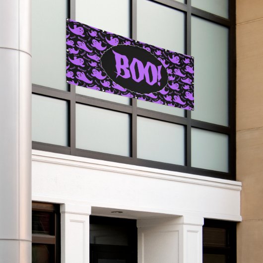 Banderoles Halloween BOO ! (Bâtiment extérieur)