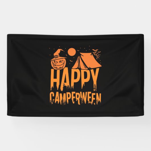 Banderoles Halloween Camper Nature (Horizontal)