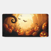 Banderoles Halloween/chauve-souris/Citrouille/automne (Horizontal)