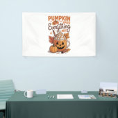 Banderoles Halloween citrouille épice (Salon professionnel)