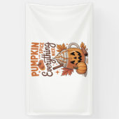 Banderoles Halloween citrouille épice (Vertical)