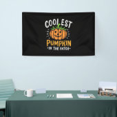 Banderoles Halloween Citrouille le plus froid dans le patch (Salon professionnel)