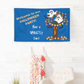 Banderoles Halloween de l'arbre fantôme (En situation)