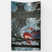 Banderoles Halloween effrayant (Vertical)