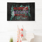 Banderoles Halloween Horror Movie Marathon In Progress (Insitu)