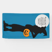 Banderoles Halloween Jack-O-Lantern Baby shower garçon (Horizontal)