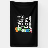 Banderoles Halloween Math enseignant amour (Vertical)