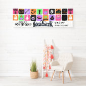 Banderoles Halloween Party Pastel Halloween Décor Bienvenue (En situation)