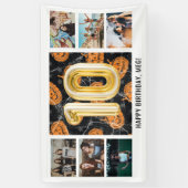 Banderoles Halloween Photo Collage 10th Birthday Party (Vertical)