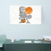 Banderoles Halloween s for Boys Kids Dinosaur Skeleton T rex (Salon professionnel)