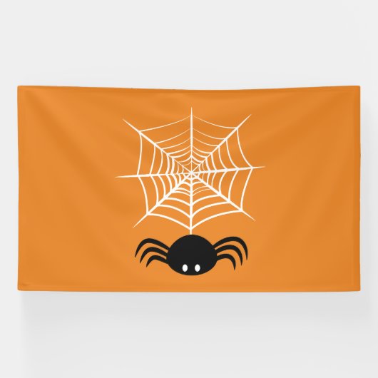 Banderoles Halloween Spider Web (Horizontal)