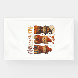 Banderoles Halloween Thanksgiving Noël Heureux HalloThanks