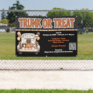 Banderoles Halloween Trunk or Treat