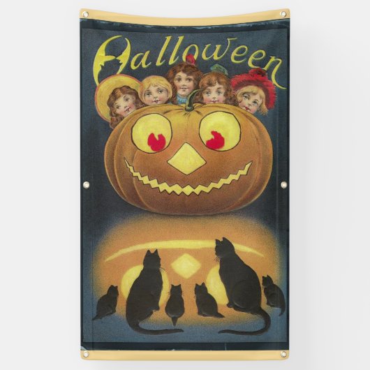 Banderoles Halloween vintage (Vertical)