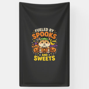 Banderoles Hamster d'Halloween alimenté par les fantômes et l