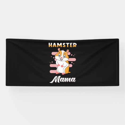 Banderoles Hamster Mama (Horizontal)