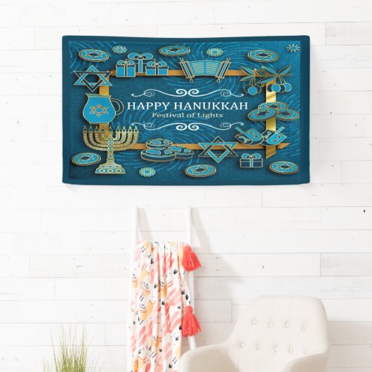 Banderoles Hanoukka (En situation)