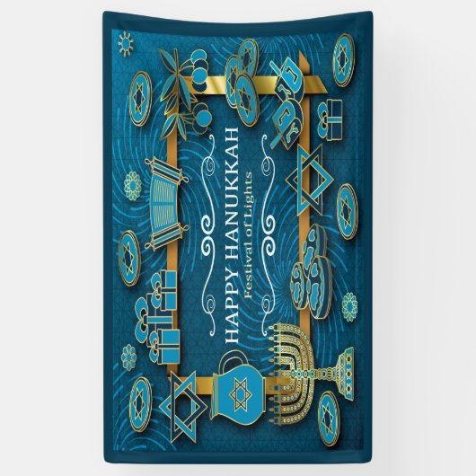 Banderoles Hanoukka (Vertical)