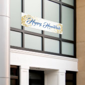 Banderoles Hanoukka intérieure extérieure bannière-Happy (Bâtiment extérieur)