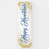 Banderoles Hanoukka intérieure extérieure bannière-Happy (Vertical)