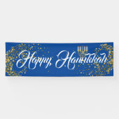 Banderoles Hanoukka Intérieure Happy Banner (Horizontal)