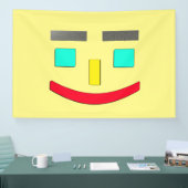 Banderoles "Happy Face" Joli Design. Commandez dès maintenant (Salon professionnel)