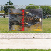 Banderoles Happy Halloween squelette Déplaisant (Insitu)