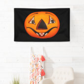 Banderoles Happy Jack O’ Lantern Halloween (En situation)