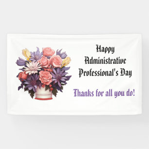 Banderoles Happy Professionnels de l'administration Merci