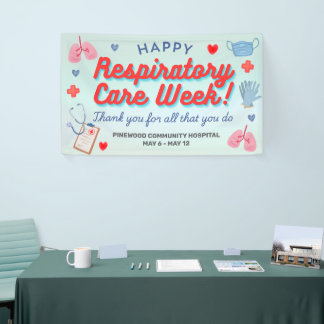 Banderoles Happy Respiratory Care Week Appreciation Banner