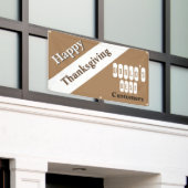 Banderoles Happy Thanksgiving (Bâtiment extérieur)