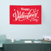 Banderoles Happy Valentine's Day banner (Salon professionnel)