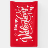 Banderoles Happy Valentine's Day banner (Vertical)