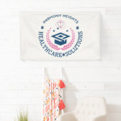 Banderoles Harmony Heights Healthcare Solutions Logo de l'ent (En situation)