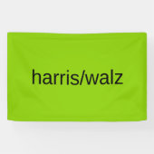 Banderoles harris et walz été 2024 résidence verte (Horizontal)