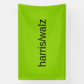 Banderoles harris et walz été 2024 résidence verte (Verticale)