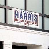 Banderoles Harris Madame la Présidente 2024 (Bâtiment extérieur)