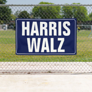 Banderoles Harris-Walz