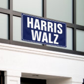 Banderoles Harris-Walz (Bâtiment extérieur)