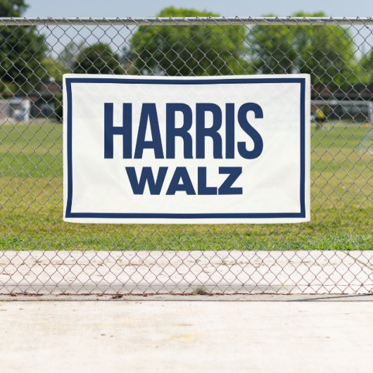 BANDEROLES HARRIS WALZ 2024 (En situation)