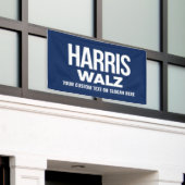BANDEROLES HARRIS WALZ 2024 (Bâtiment extérieur)