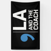 Banderoles Harris Walz 2024 Comma La et l'entraîneur 2024 (Vertical)