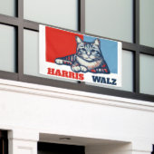 Banderoles Harris Walz 2024 Manifestement Yard (Bâtiment extérieur)