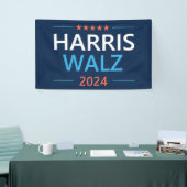 Banderoles Harris Walz 2024 pour le président (Salon professionnel)
