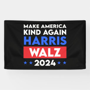 Banderoles Harris Walz 2024 Rendre l'Amérique