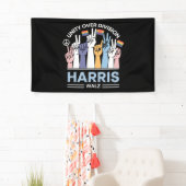 Banderoles Harris Walz Waltz 2024 Unité sur division (En situation)